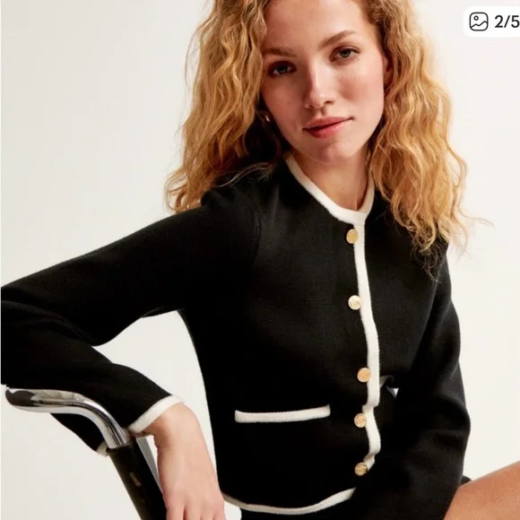 Abercrombie & Fitch lady sweater jacket xs - Picture 2 of 3